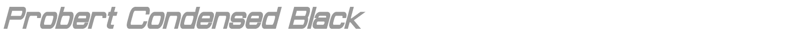 Probert font preview